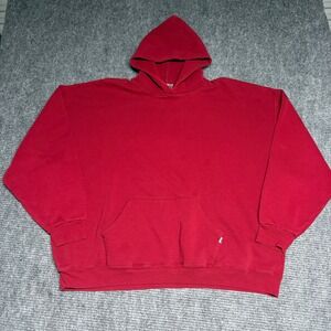 Russell Athletic Red Hoodie Sweatshirt Men's Size Medium